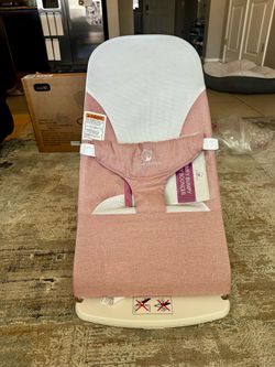 New- Never Used Baby Bouncer - Pink - Washable seat cove