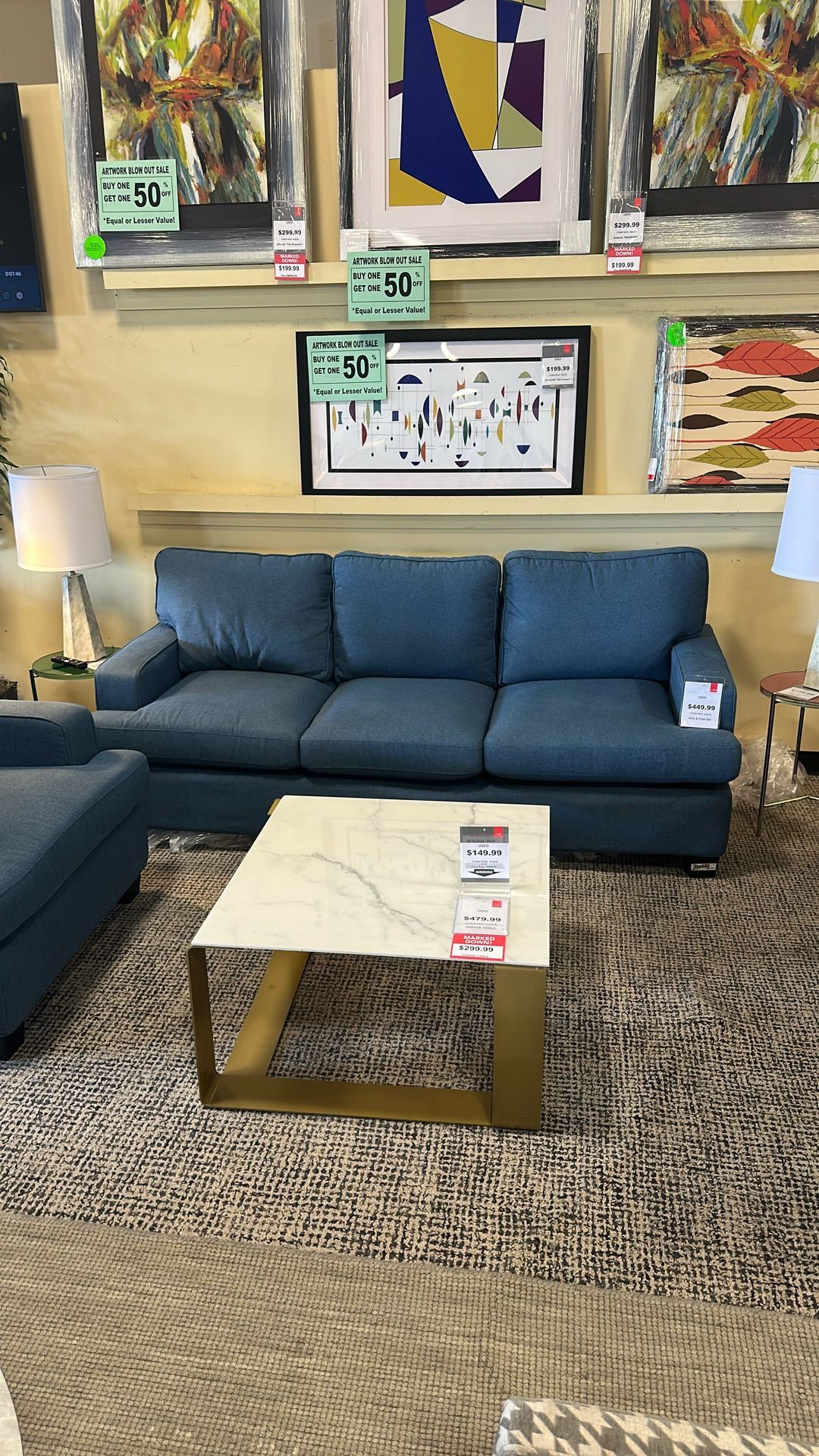 Rhodes Sofa Chair Set