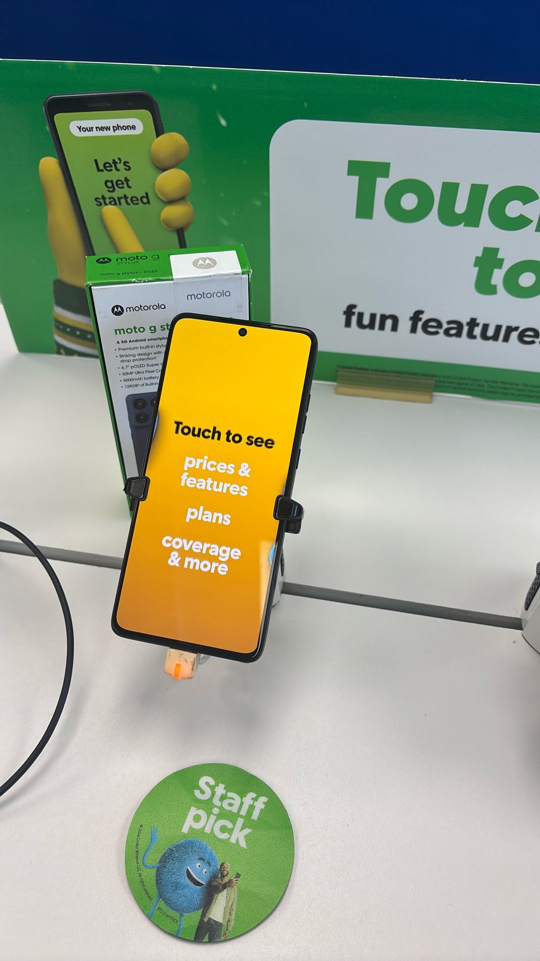 Moto g Stylus 5g 2025 only $20 when you port to Cricket!
