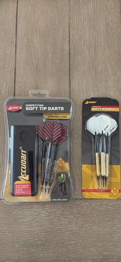 2 Soft Tip Darts sets w/case