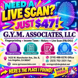 📣 Need a Live Scan? I found a place that does them for just $47! 🙌🏽🎉