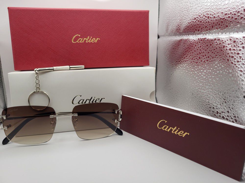 Cartier Glasses(Brown)Unisex