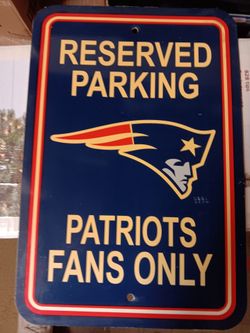 New England Patriots NFL Football Sign