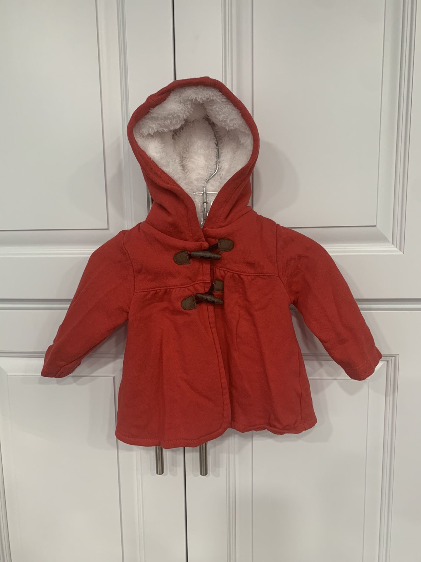 Baby Girl Carter’s Red Hooded Coat