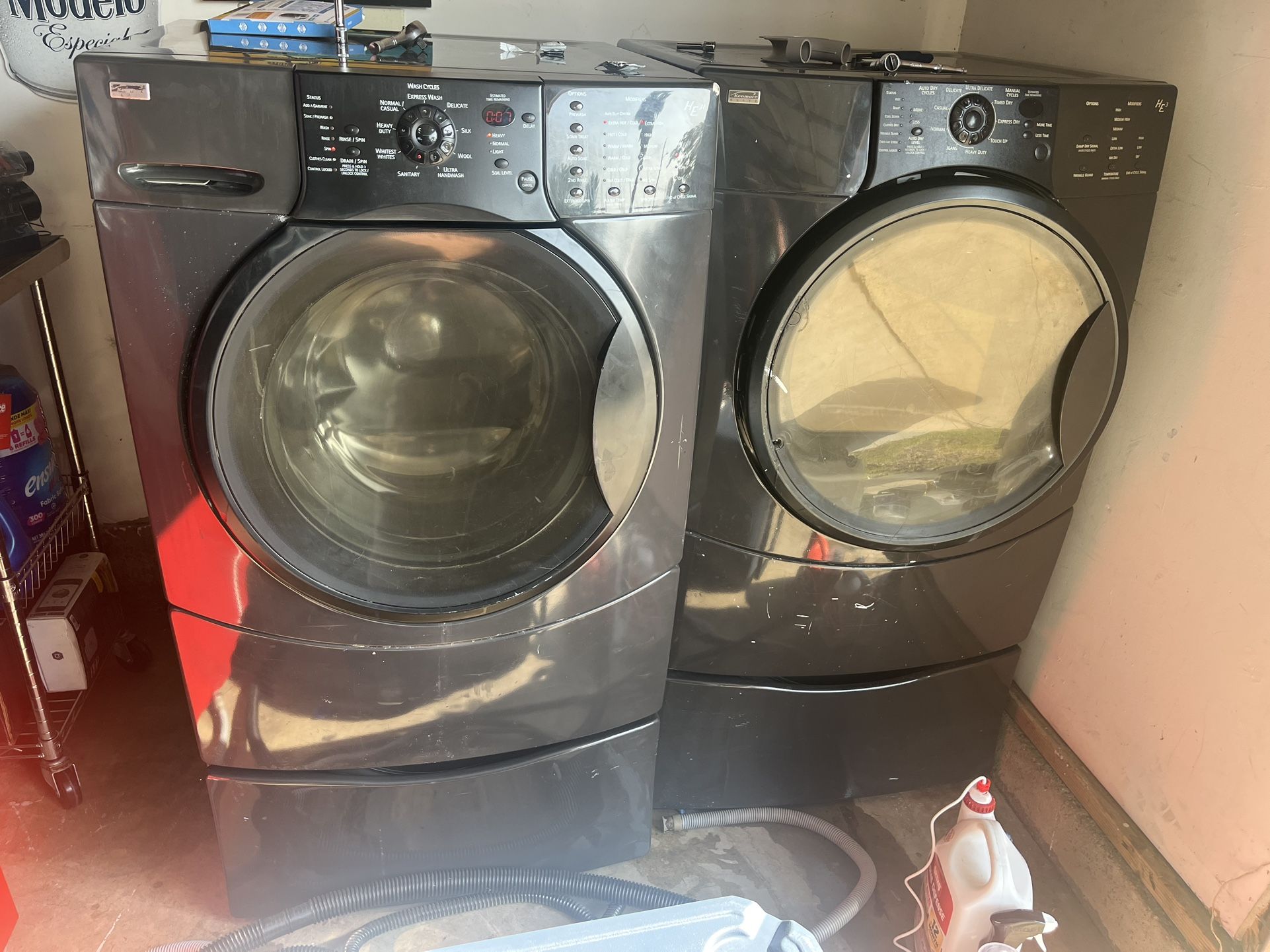 Kenmore Elite Charcoal Washer/dryer