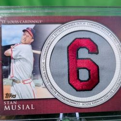 2012 Topps Retired Number Patch Stan Musial