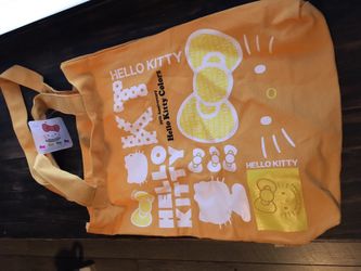 Hello kitty yellow bag