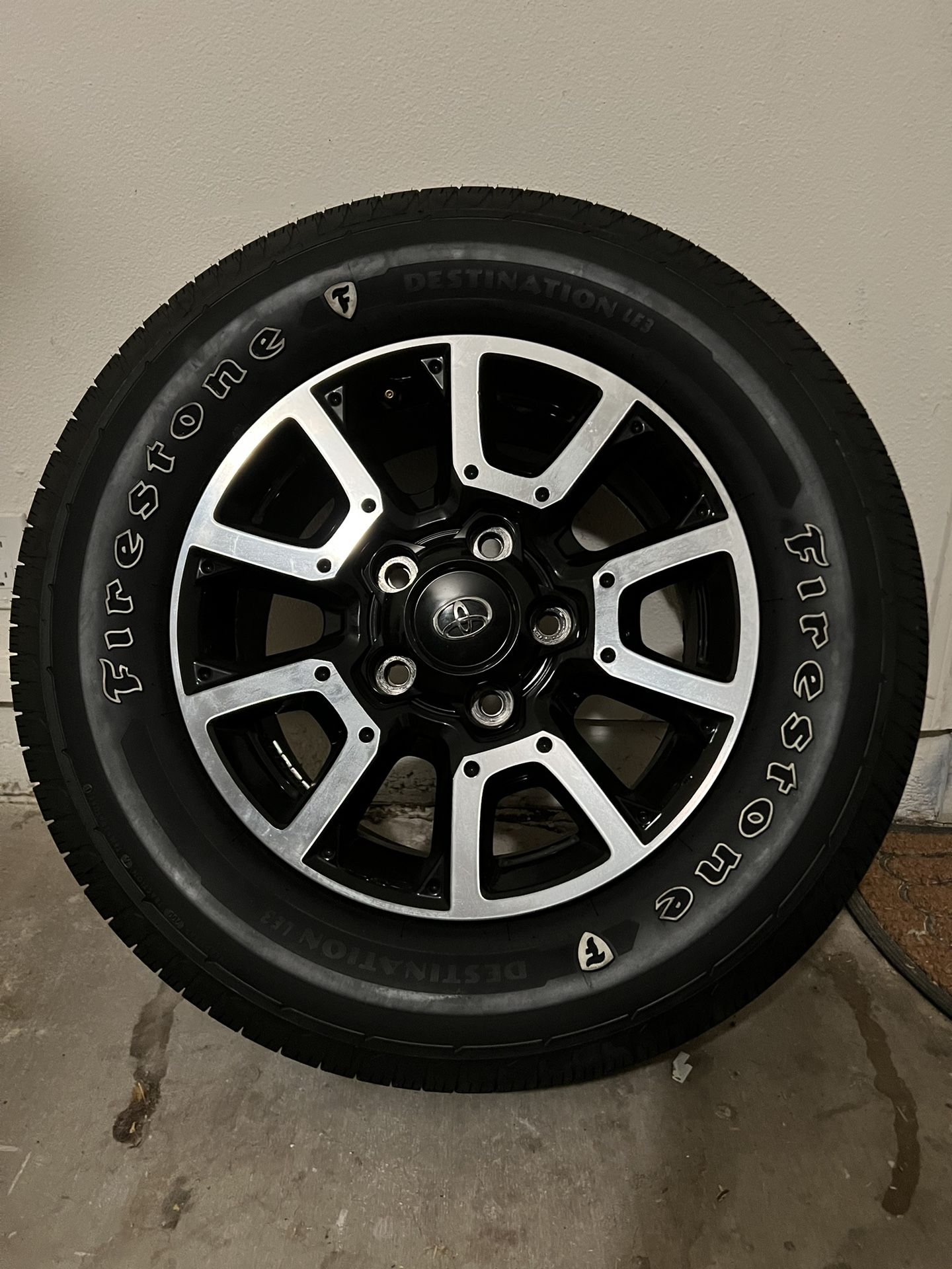 Like New 275-65-R18 Firestone Tires & TRD Wheels for Sale in Henderson ...