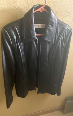 Women Genuine Leather Jacket Size M