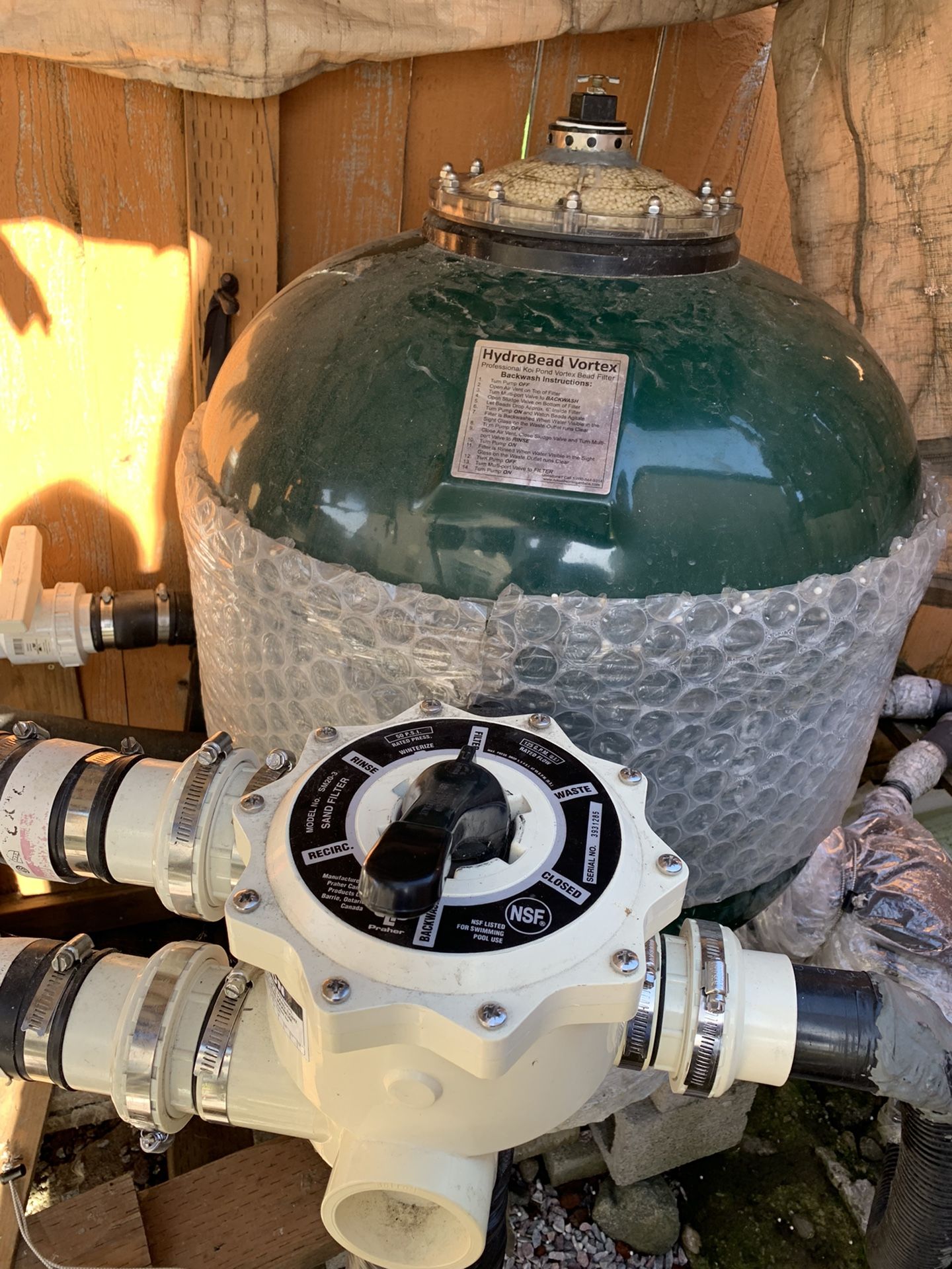 10.000 Gallons Koi Pond Bead Filter
