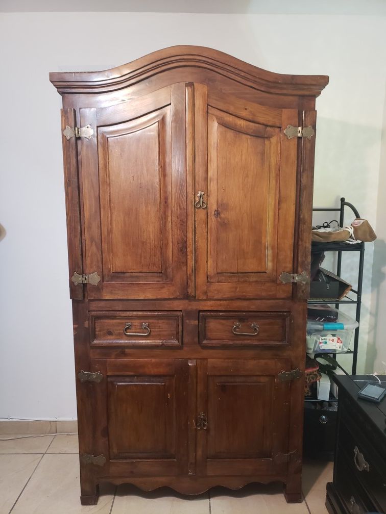 Antique armoire made in Mexico