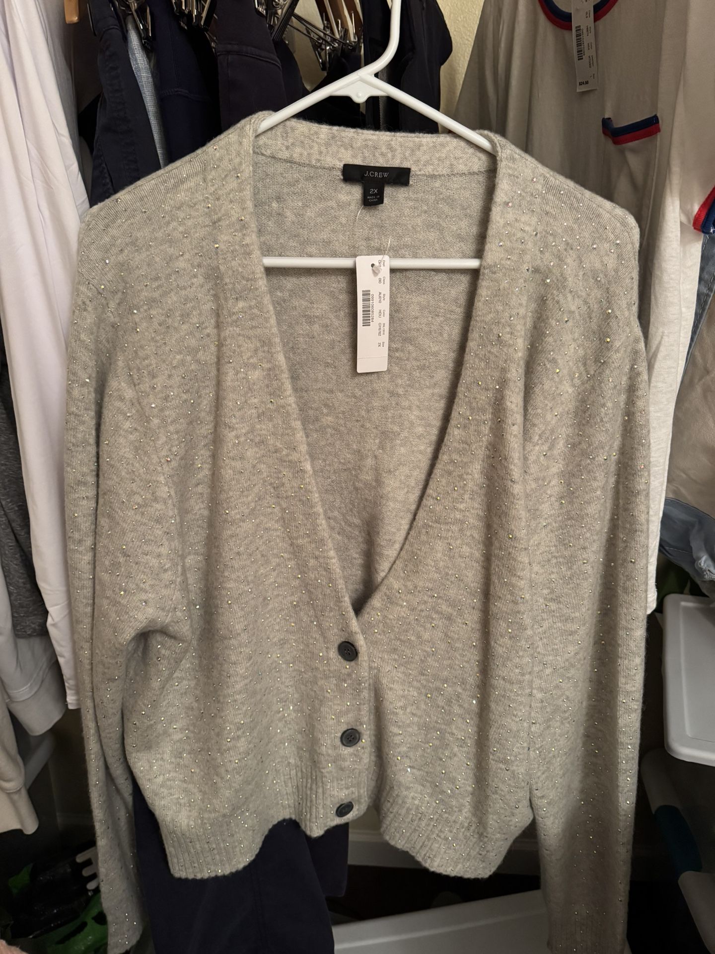 J.Crew women’s Cardigan sweater 2XL