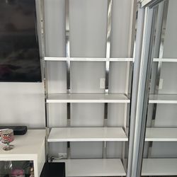 White Modern Bookshelf 