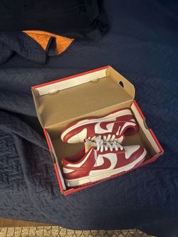 Nike red dunks