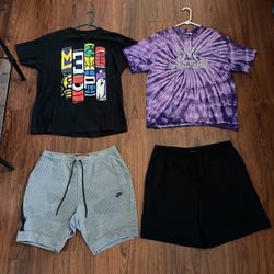 Men’s Nike Tech Fleece Shorts & Shirts size XL