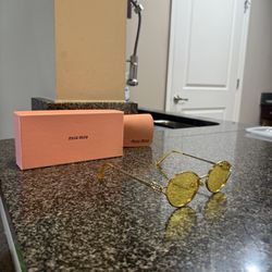 Miu miu Glasses (yellow)