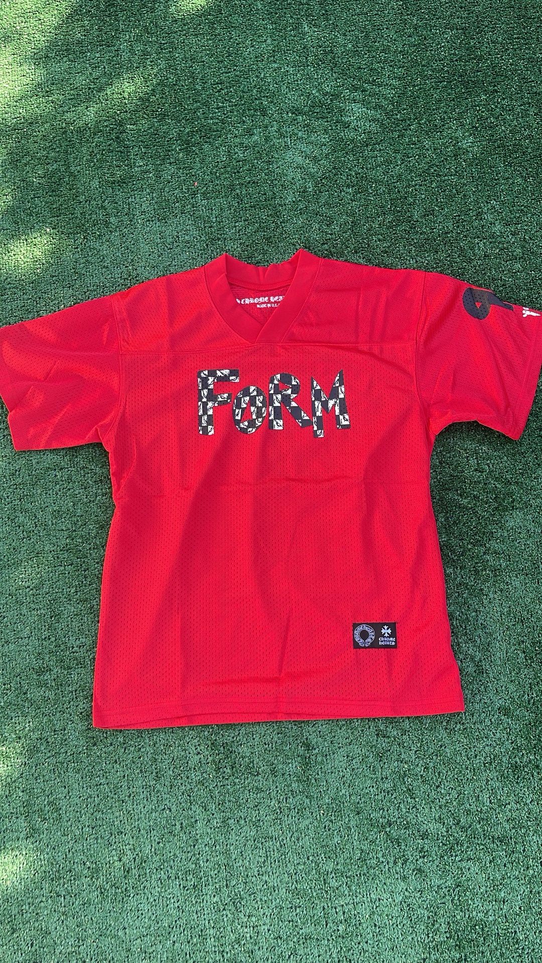 Red Chrome Hearts Jersey