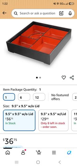 Bento boxes without a lid