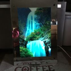 Light Up Waterfall With Nature Sounds