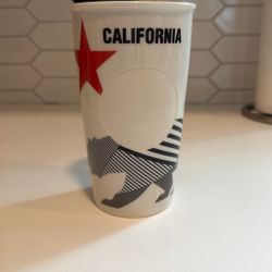 12oz Starbucks Ceramic Travel Mug