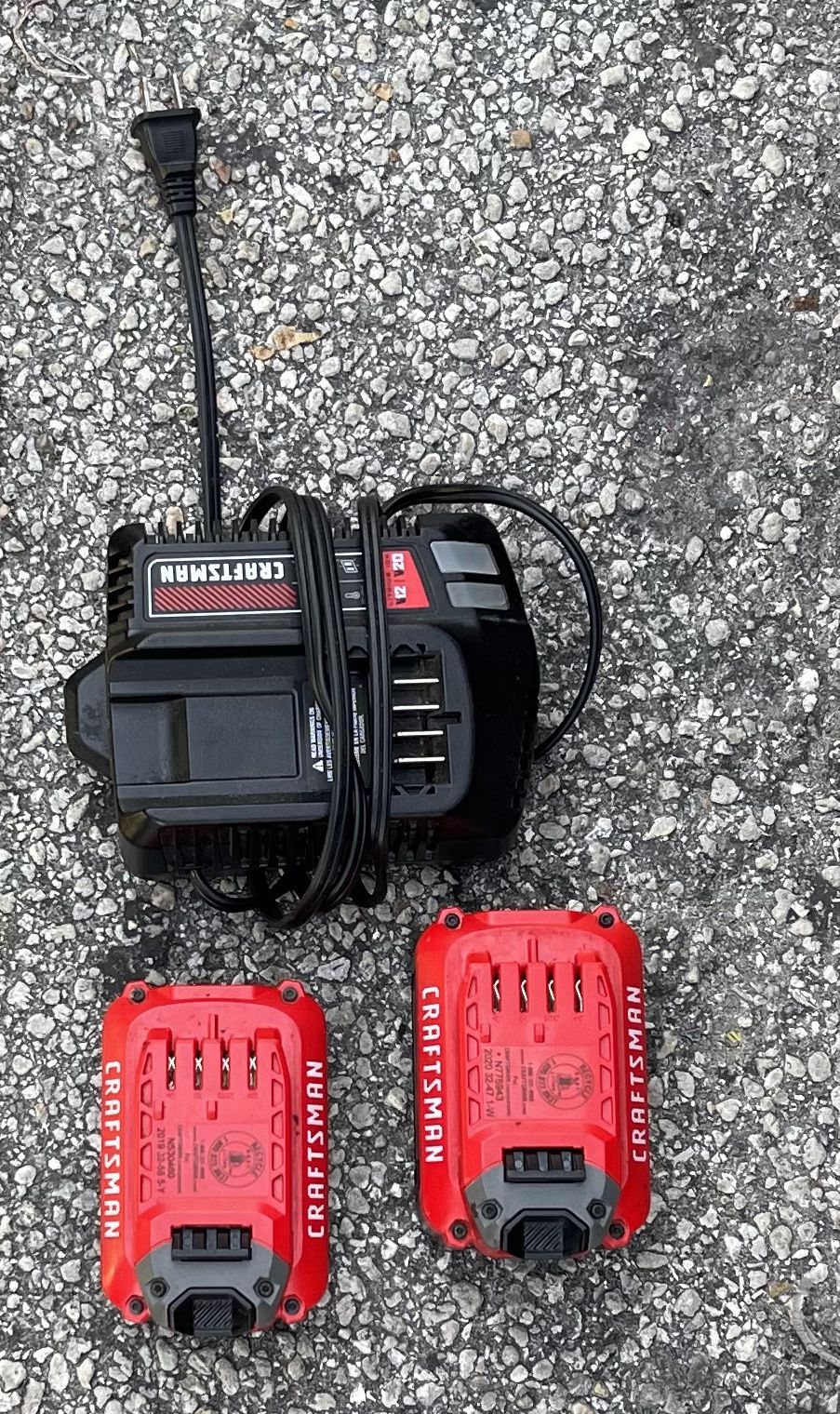 CRAFTSMAN V20  - 2 Lithium-ion ( 4 Ah Battery and Charger ) Pick Up Only , And Willing To Negotiate  on price 