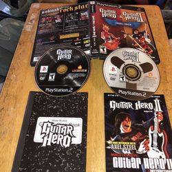 PS2 Game Guitar 🎸 Hero & Guitar 🎸 Hero II Dual Pack 