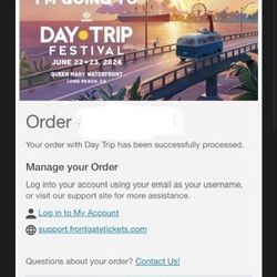 Day Trip Ticket