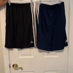 2 Youth Adidas ( Large 14/16) Shorts 