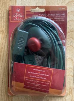 Electrical Foot Switch with 9 outlets in line