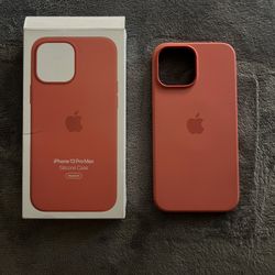 OEM Silicone Phone Case -Iphone 13 Pro Max -Pink Pamelo