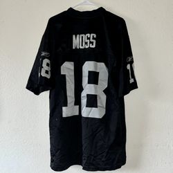 Reebok NFL Raiders Moss Jersey (L) 
