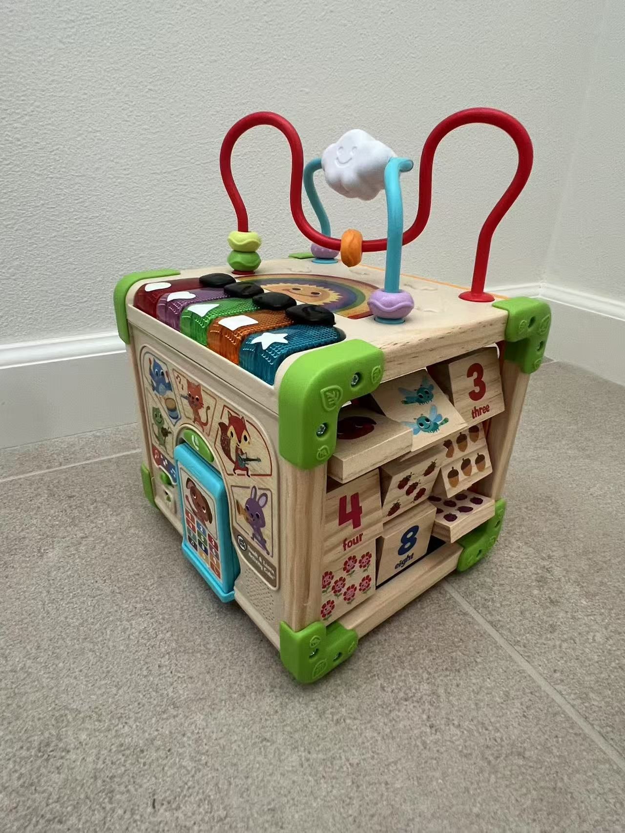 Kids Touch And Learn Activity Cube