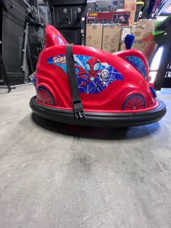 Spiderman bumper car
