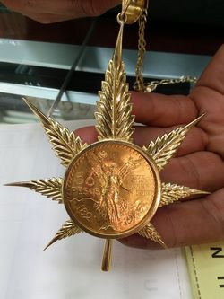 Original 24k Gold Centenario14k Gold Bezel