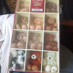 Vintage box of a century of bears collection from animal alley brand new in the box