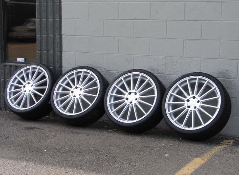 22” LUXURY BMW 745 750 760 WHEELS RIMS TIRES WE FINANCE CHEVY CAMARO CORVETTE