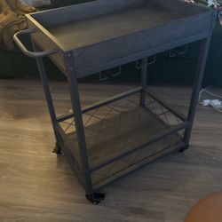 Modern Industrial Bar Cart