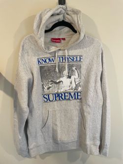 Supreme Hoodie Socrates Grey Sz M