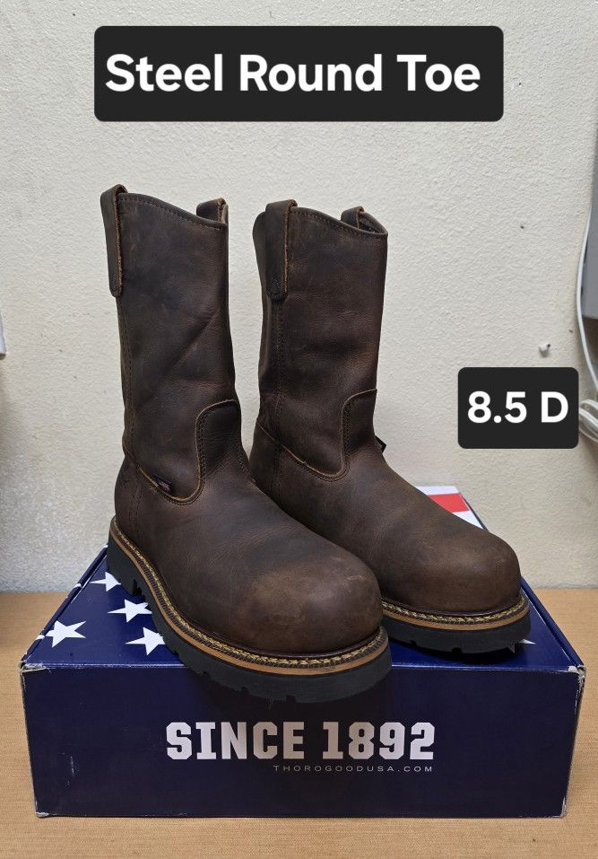 Thorogood Work Boot Size 8.5 D STEEL ROUND TOE