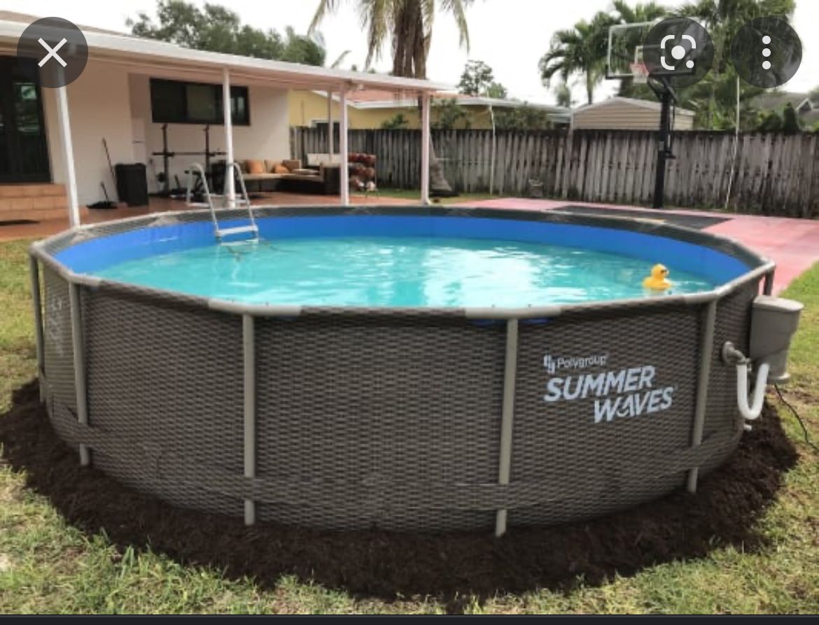 Summer Waves Above Ground Pool 12x33