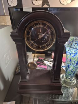 Dark Mahogany Clock