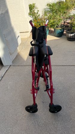 Wheel Chair, Ultra Lightweight Transport Wheel Chair, foldable, with foot rests