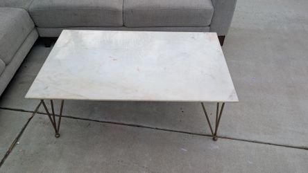 Marble coffee table