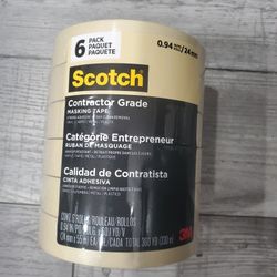 Scotch Contractor Grade Masking Tape 6 Pack