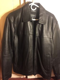 Perry Ellis Lambskin Leather Jacket