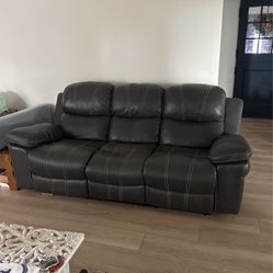 Vegan leather Lazy Boy Sofa