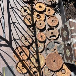 Vintage Weight Plates 