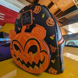 Loungefly The Nightmare Before Christmas Jack-o-Lantern Scary Teddy Backpack

