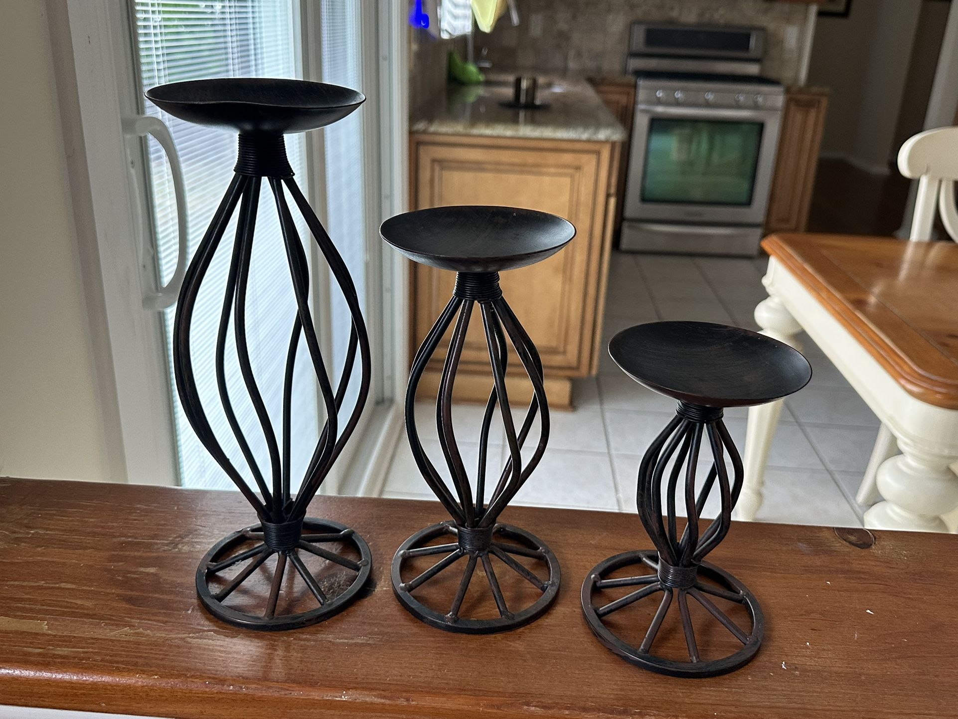 3 Candle Holders