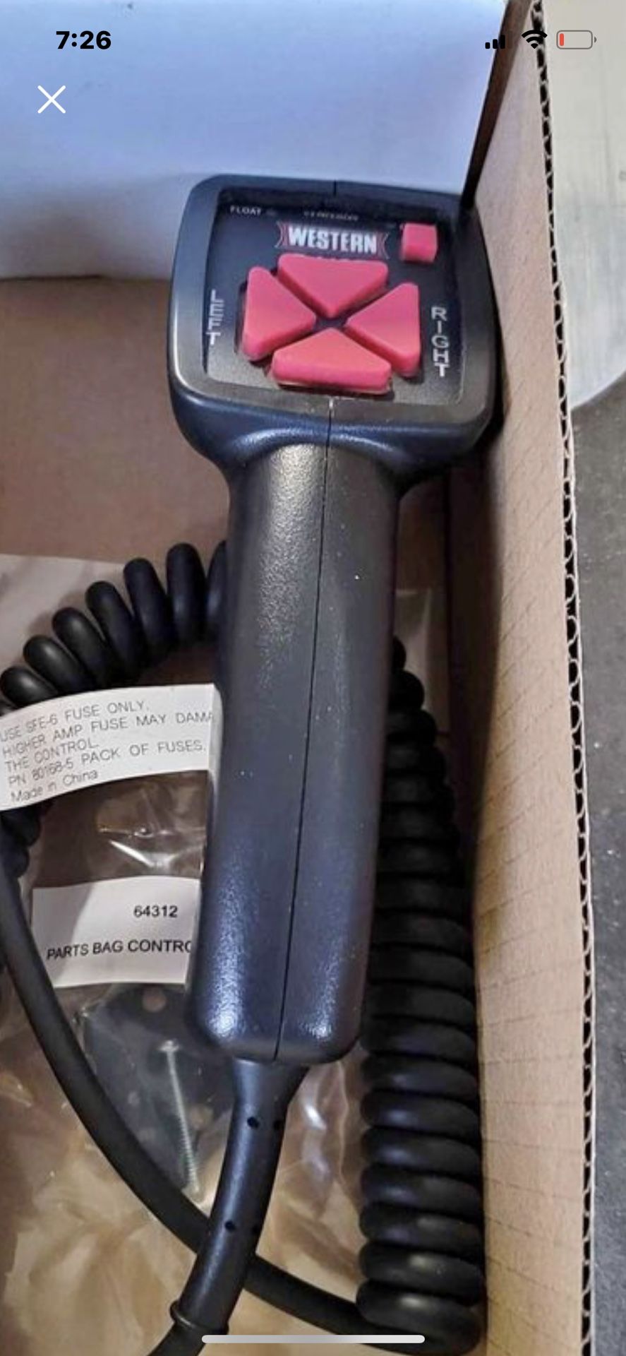 Western Plow Controller